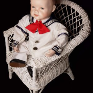 Vintage Ashton-Drake “Matthew” Sailor Porcelain Baby Doll by Yolanda Bello | Doll Spa | Doll Only