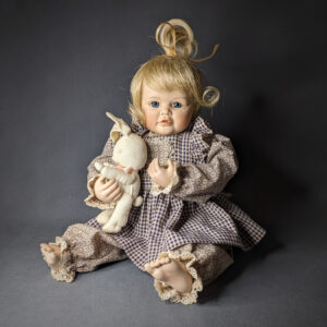 Vintage “Millie” Porcelain Doll by Mary Tretter for Ashton-Drake Galleries | 13 in.