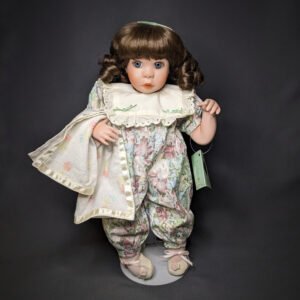 Vintage Ashton-Drake “Me and My Blankie” Porcelain Doll by Jan Goodyear | 15” | COA & Box