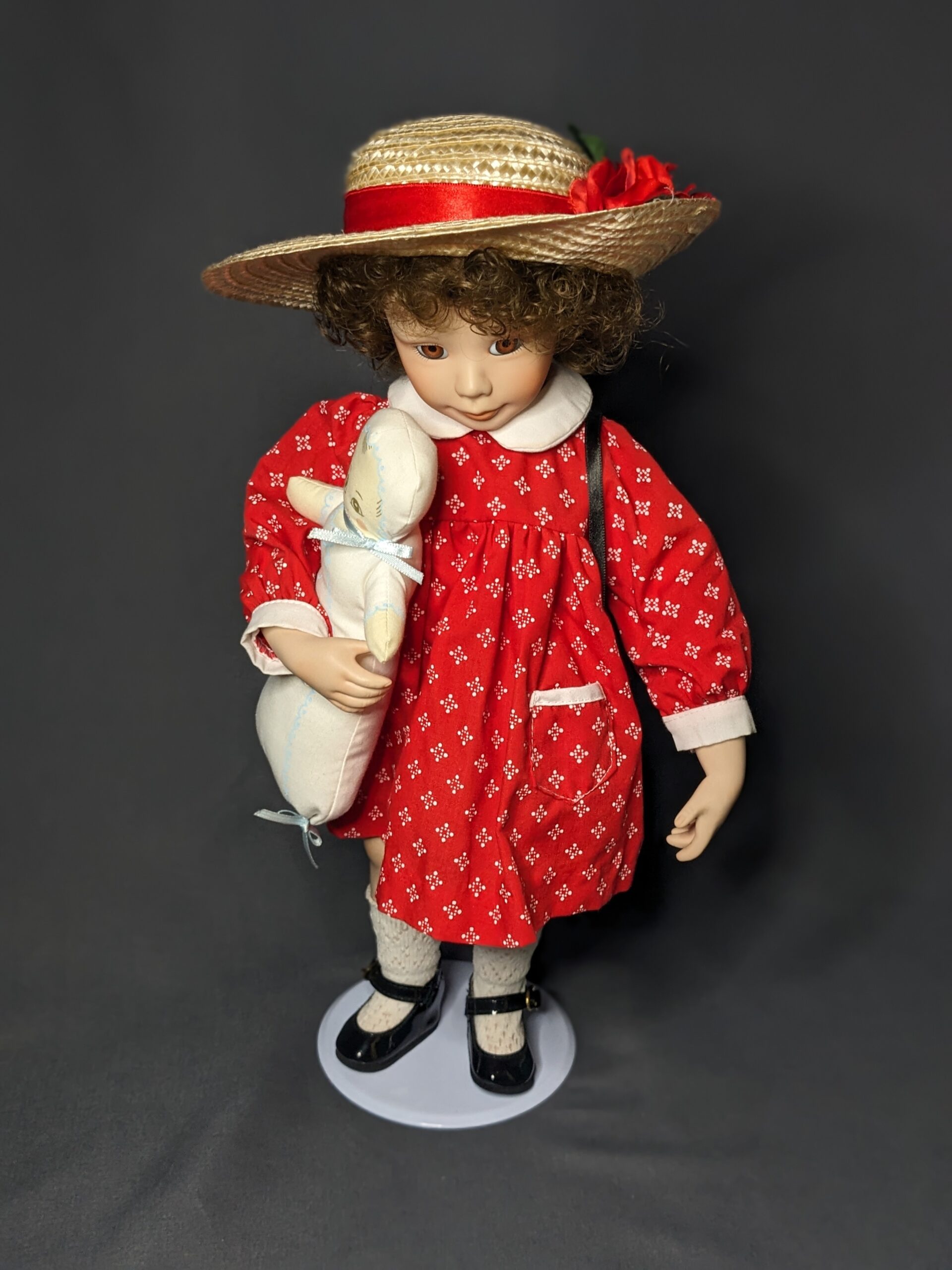Vintage “Janey” Porcelain Doll by Maryanne Oldenburg | Ashton-Drake Galleries, 1991