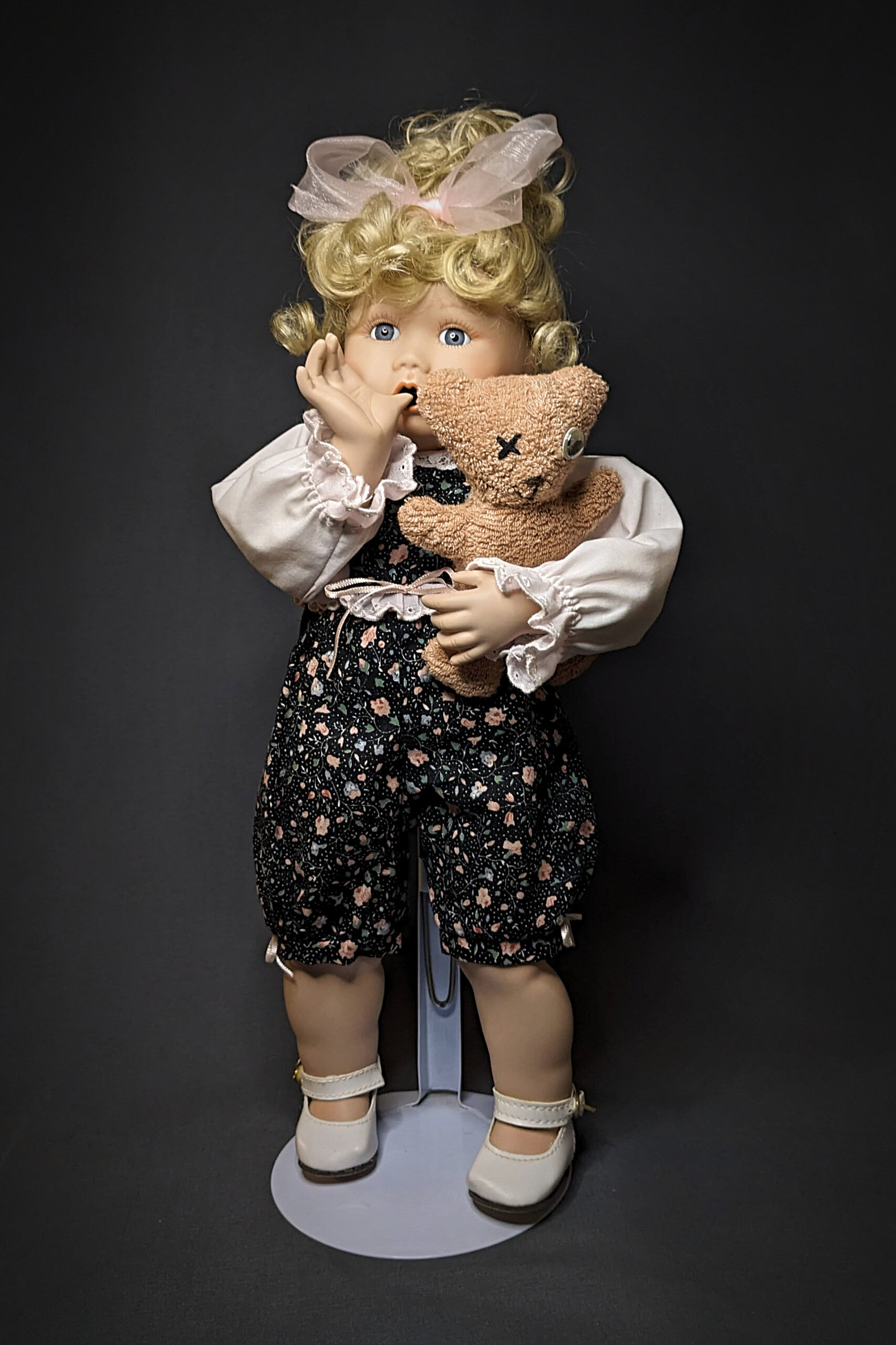 Vintage “Boo Bear and Me” Porcelain Doll by Jan Goodyear | Ashton-Drake Galleries, 15 in.