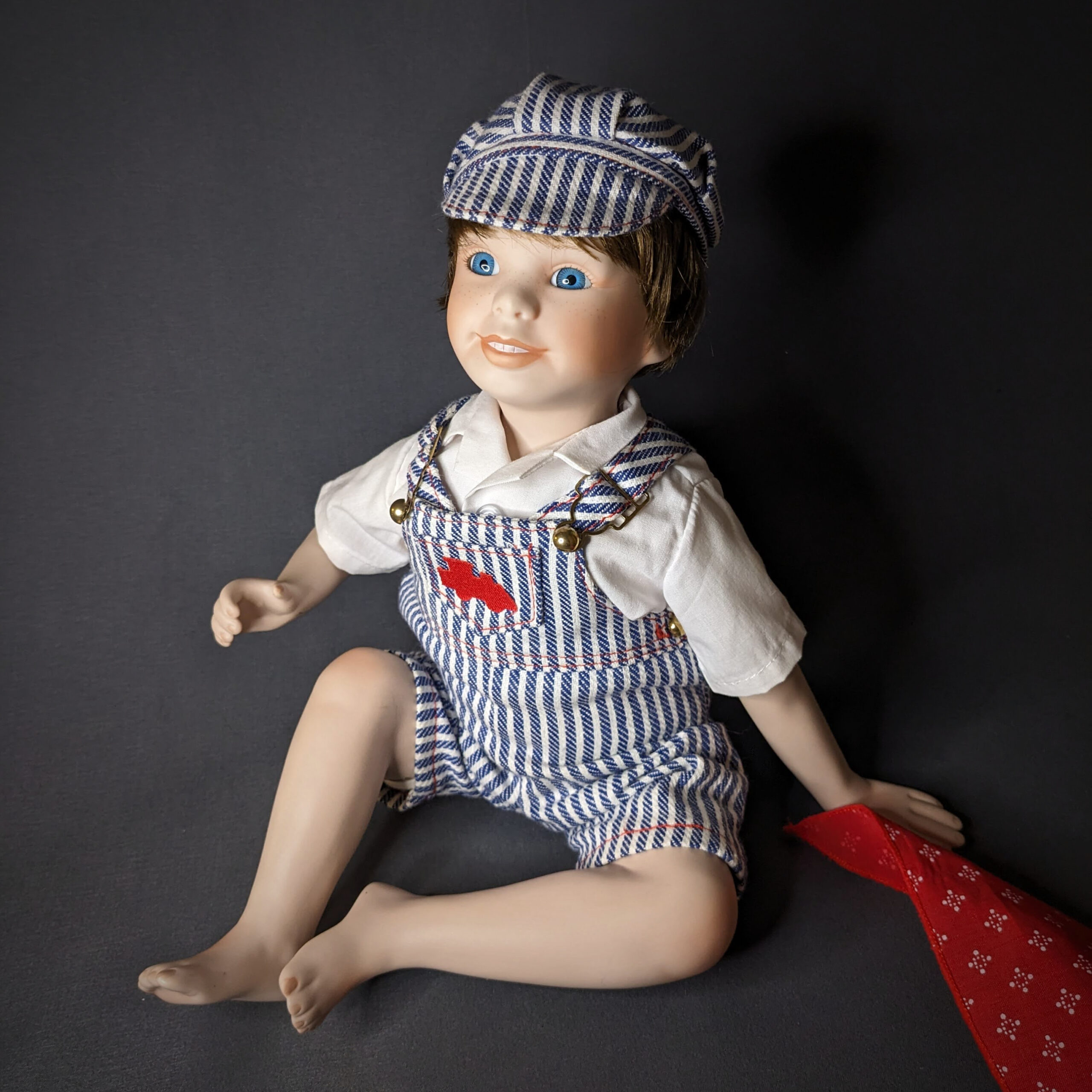 Vintage “Andy the Engineer” Porcelain Doll by Maryanne Oldenburg | Ashton-Drake Galleries