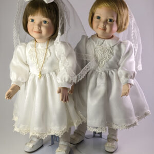 Vintage Ashton-Drake “First Communion” Porcelain Dolls, 13 in. | Refreshed at Doll Spa