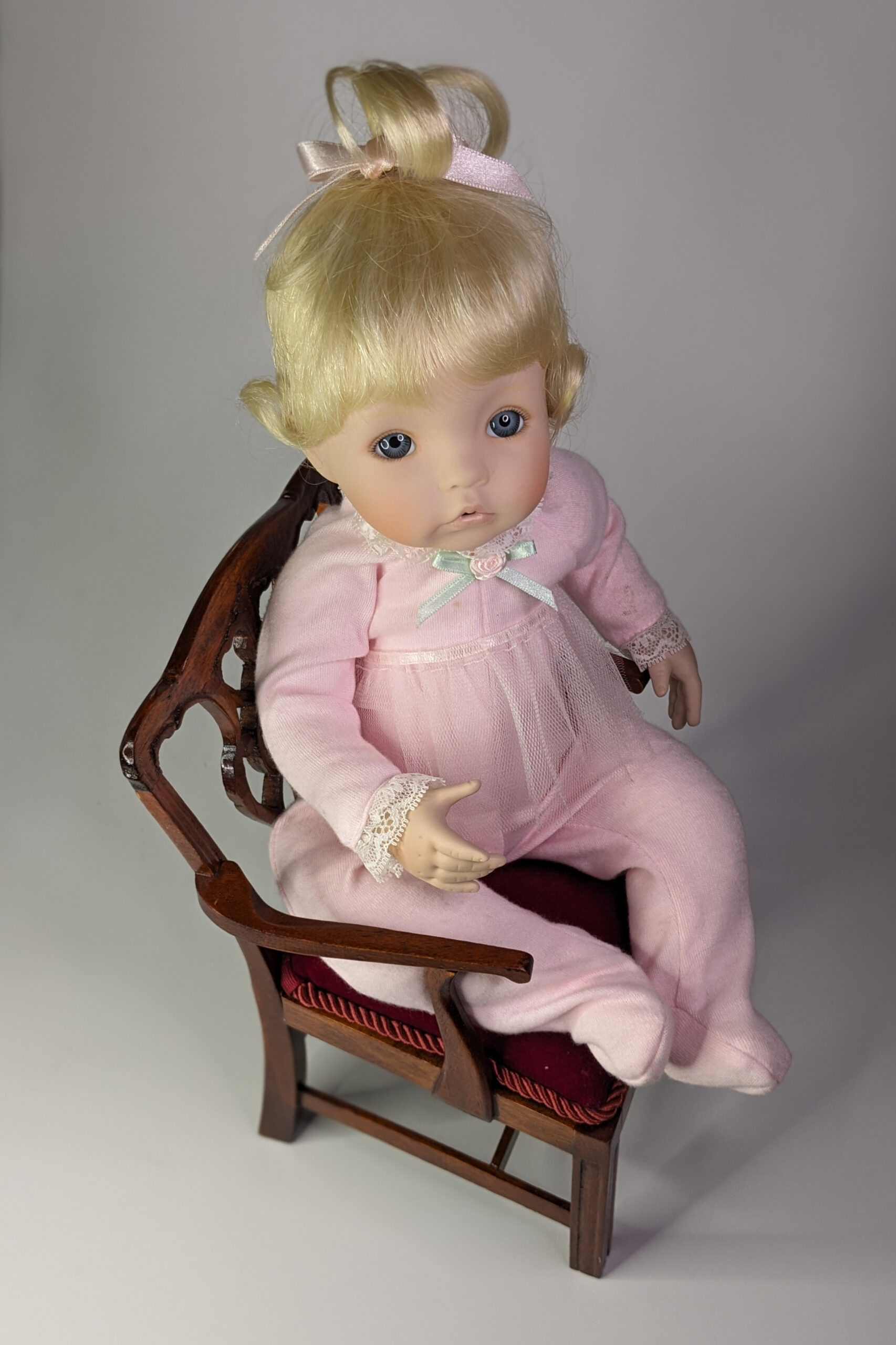 Vintage “Sugar Plum” Porcelain Baby Doll by Dianna Effner | Ashton-Drake Galleries, 1993