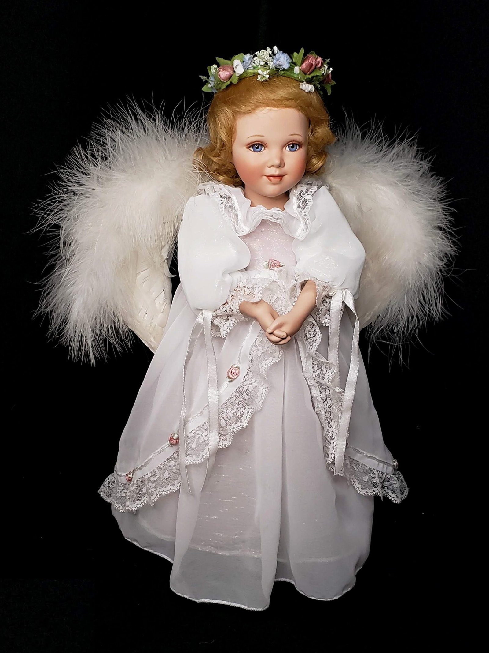 Vintage Ashton-Drake “An Angel’s Love” Porcelain Angel Doll by Sandra Kuck | 15” | Doll Hospital