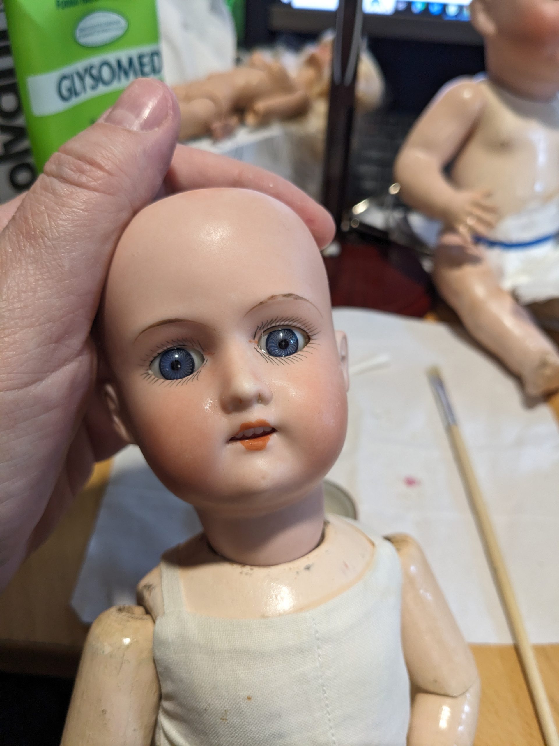 Inside an Antique Doll’s Head: Installing the Eye Rocker