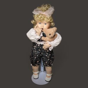 Vintage “Boo Bear and Me” Porcelain Doll by Jan Goodyear | Ashton-Drake Galleries, 15 in.