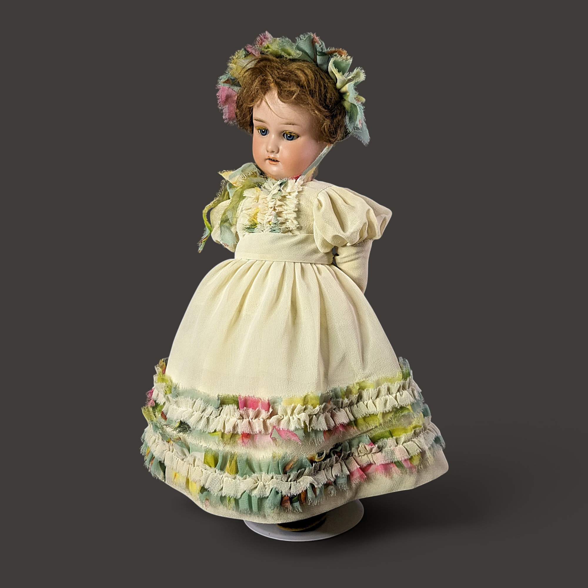 13″ Antique Armand Marseille Bisque Doll, Mold C.A. 4/0 M, Restored | Dolls’ Stories Hospital