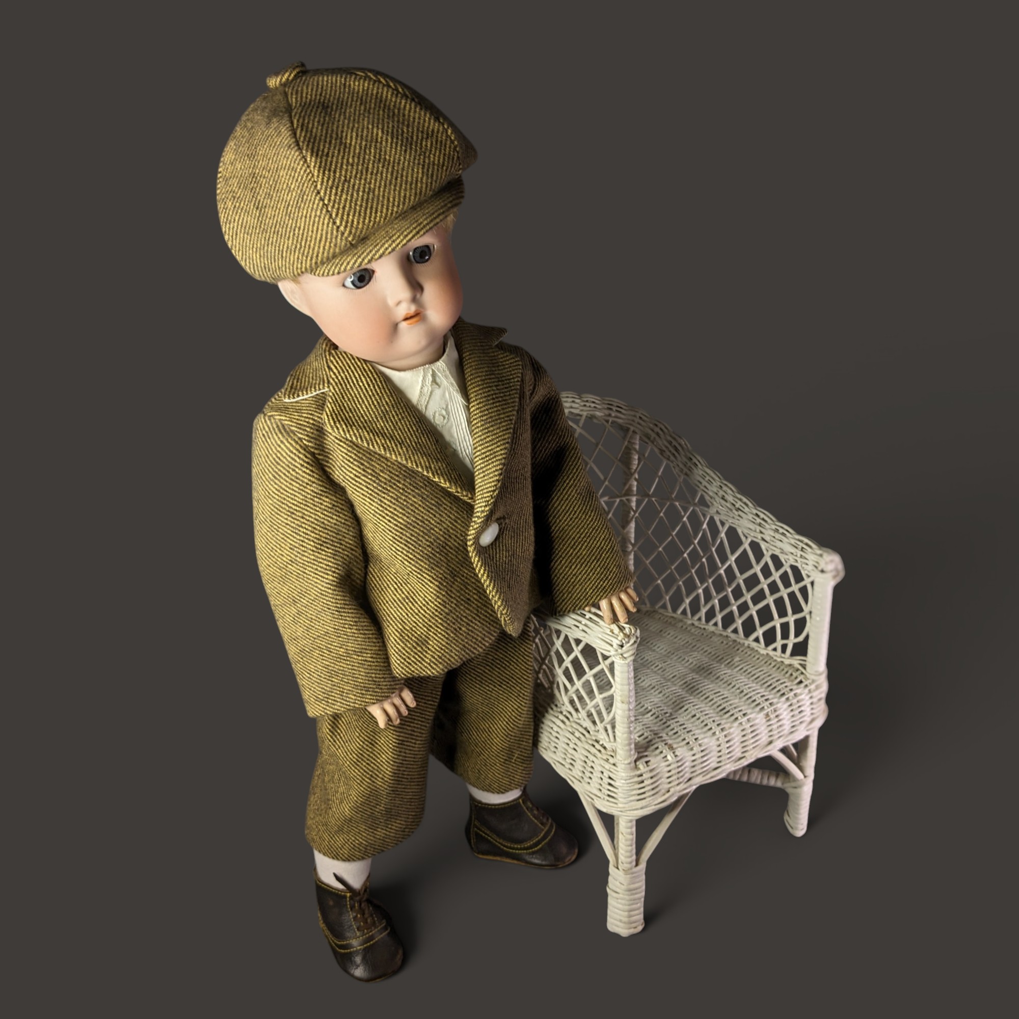 Antique Cuno & Otto Dressel 1912-4 Bisque Doll, 21 in. | Restored German Doll